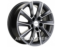 Khomen Wheels KHW1507 (15_Polo) 6x15 5x100 ET40 57.1 Gray-FP